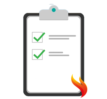fire audit icon